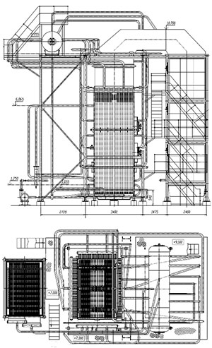 Общий вид котла-утилизатора